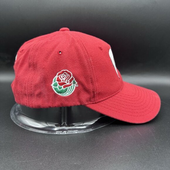 Vintage Wisconsin Badgers 2000 Rose Bowl Hat Cap Snap Back Red Football NCAA Y2K - Picture 4 of 9